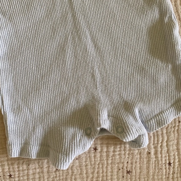 Rachel Zoe Baby Boy Clothes Short Sleeve Ribbed Romper Shortie Onesie Bodysuit - Picture 2 of 5